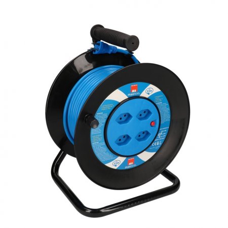 Enrouleur �lectrique 33ml 10A - bleu