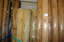 Tuteur bois - L 225 cm / 85 mm vert