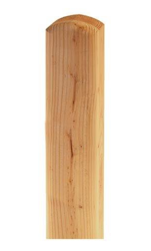 Palissade poteau - 9cm / 9cm   90cm  m�l�ze t�te arrondie