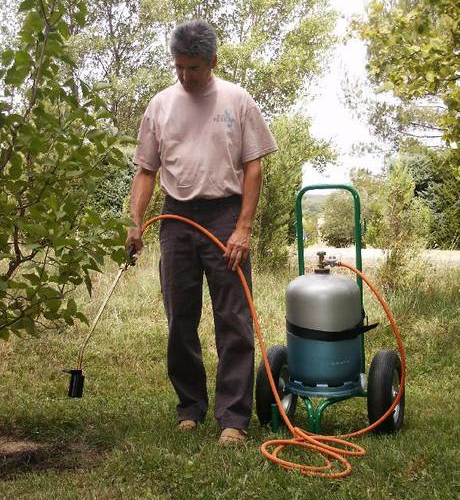 brleur pour herbes  main / dos - (prix / jour)   + gaz