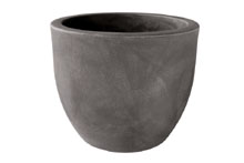 Pot pour plantes,plastique - Tondo light Anthracite, 32cm� 27cm H