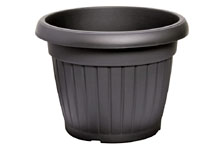 Pot pour plantes,plastique - Coste, Anthracite, 50cm� 36.8cm H