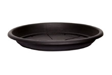Soucoupe plastique - Coste, Anthracite, 18cm�