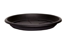 Soucoupe plastique - Coste, Anthracite, 26cm�