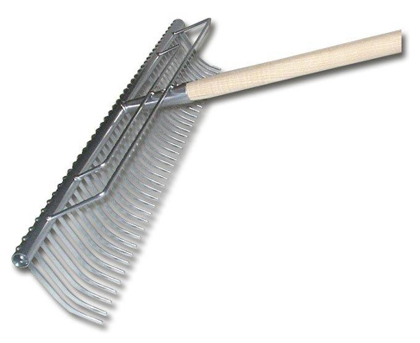 R�teau � gazon fin - dents plates 100cm